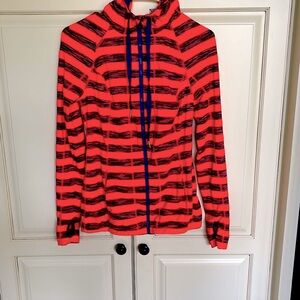 Lukka athletic wear jacket with hood. Small.  Spring colors.